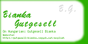 bianka gutgesell business card